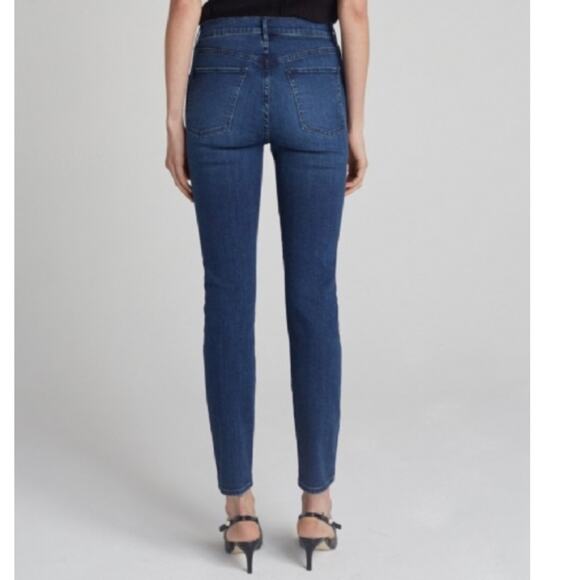 3x1 Straight Leg Authentic High Rise Denim Jean in Lex Dark Wash 26 / 2 - Picture 6 of 9